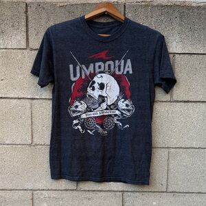 Black Skull Graphic Crewneck T-Shirt